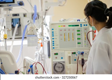 Advanced Dialysis Equipment In Hospital