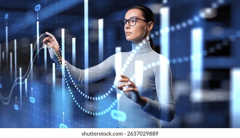Advanced Financial Visualization with Interactive Analysis and Predictive Insights.