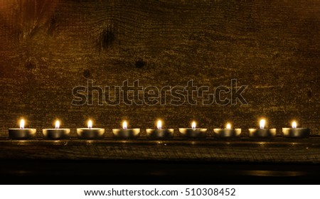 advent candle - candlelight
