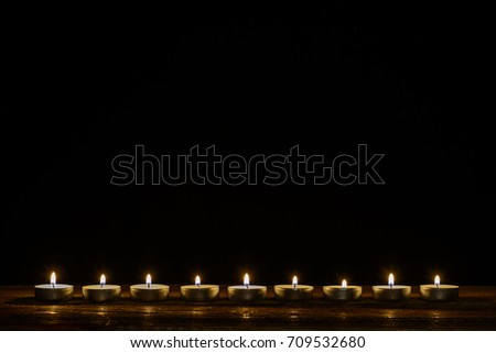 advent candle - candlelight