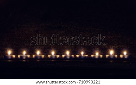 advent candle - candlelight