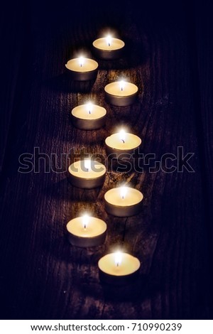 advent candle - candlelight