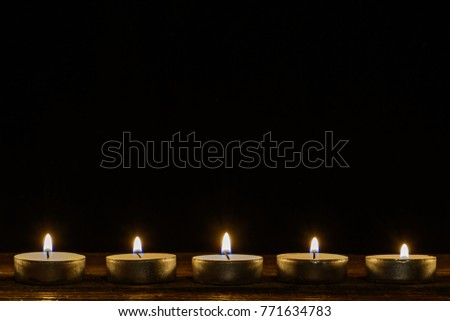 advent candle - candlelight