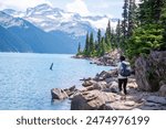 Adventure Girl hike in the Canadian Mountains Garibaldi