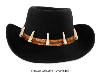 Adventure Hat with crocodile teeth