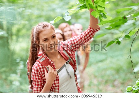 Similar – Foto Bild Waldweg Abenteuer