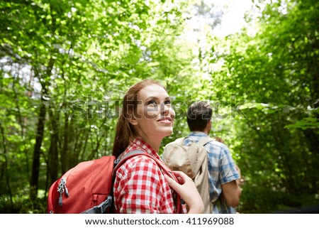 Similar – Foto Bild Waldweg Abenteuer