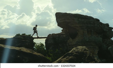 Adventurous man exploring nature - Shutterstock ID 1324337024