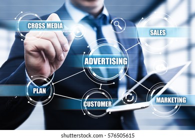 Advertising Marketing Plan Branding Business Technology Stock Photo ...