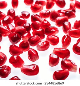 Advertising - product photo of pome granate seeds high resolution macro high depth of field