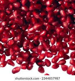 Advertising - product photo of pome granate seeds high resolution macro high depth of field