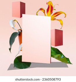 Advertising - testimonial photo of abstract surreal collage still life