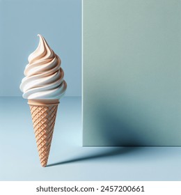 Advertising - testimonial photo of ice cream cone