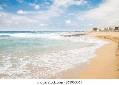 Aegan Sea And Malia Beach, Crete, Greece