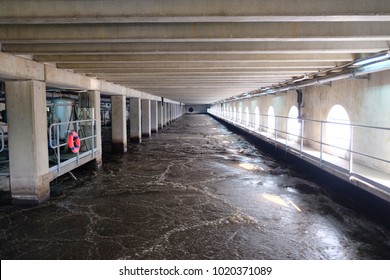 Aeration Tank Of Sewage Treatment Plant In Activated Sludge Treatment Processes.