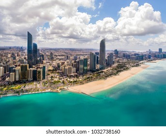 Aeria View Of Abu Dhabi City  