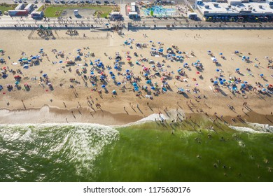 Aerial Of Asbury Park Sunset 