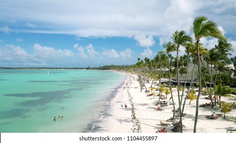 Aerial Of Bavaro Beach, Punta Cana, Dominican Republic