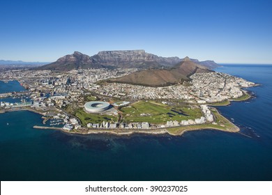 Aerial Of Capetown South Africa