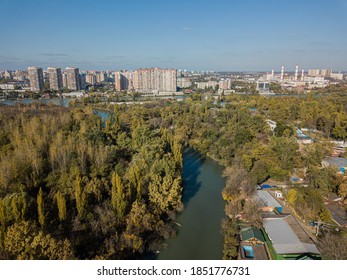 Aerial City View Of Krasnodar, Russian Federation, 2020