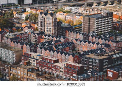 Aerial Cityscape Of The Hague (Den Haag), Netherlands