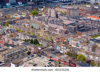 Aerial Cityscape Of The Hague (Den Haag), Netherlands