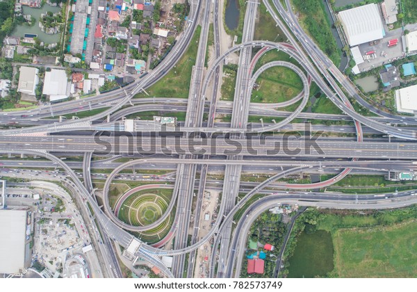 Aerial Day View Infinity Sign Traffic Stockfoto 782573749 | Shutterstock