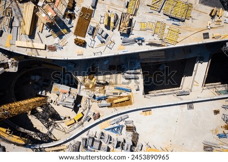 Similar – ut / only floating is more beautiful / construction site from above