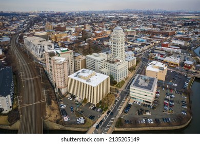 Aerial Drone of Elizabeth New Jersey 
