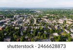 Aerial Drone of Morristown New Jersey Summer 2024