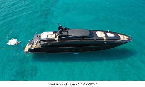 black boat