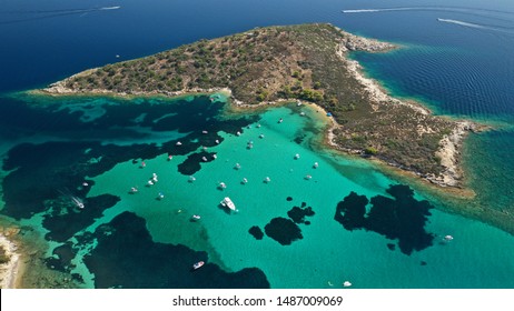 Aerial Drone Photo Iconic Blue Lagoon Stock Photo 1487009069 | Shutterstock