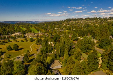 Aerial Drone Photography Medina Washington USA