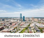 Aerial drone photography Oklahoma City USA 2023