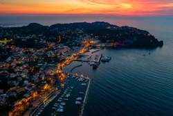 Aerial Drone Photos Of Isola De Ischia, Italy