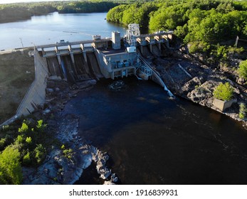 Aerial Drone Photos Skelton Dam Buxton Stock Photo 1916839931 ...