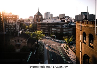 Aerial Drone Of South Philadelphia