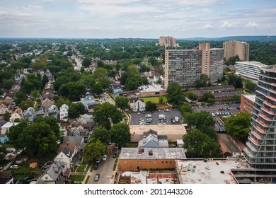 aerial of East Orange New Jersey 