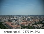 aerial elevated view of Federal Triangle and Northeast Washington, D.C.