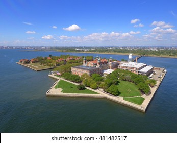 Aerial Ellis Island