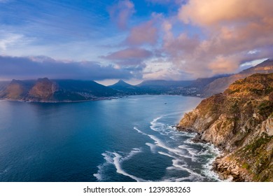 Aerial: The famous Chapman's peak near Hout bay