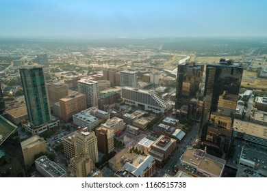 Aerial Fort Worth Texas USA