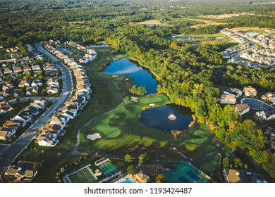 Aerial Of Golf Course Community 