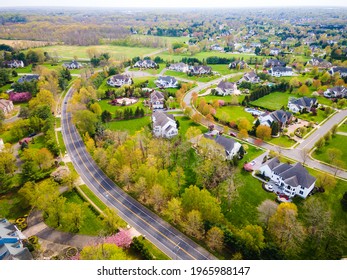 Aerial of Homes in New Jersey 