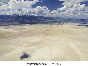 Aerial image of the Alvord Desert, Oregon, USA
