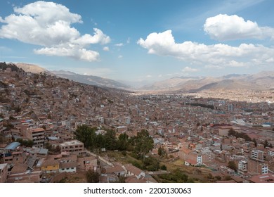 Aerial Image Of Cusco City, Peru