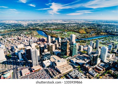 Aerial Image Of Edmonton, Alberta, Canada