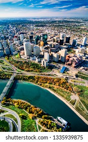 Aerial Image Of Edmonton, Alberta, Canada