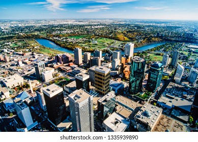 Aerial Image Of Edmonton, Alberta, Canada