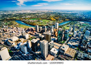 Aerial Image Of Edmonton, Alberta, Canada